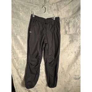 Salty Crew Womens Black Jogger Pants Elastic Waist Toggle Hem Size Medium